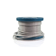 New design astm kiswire steel wire rope with plastic cover